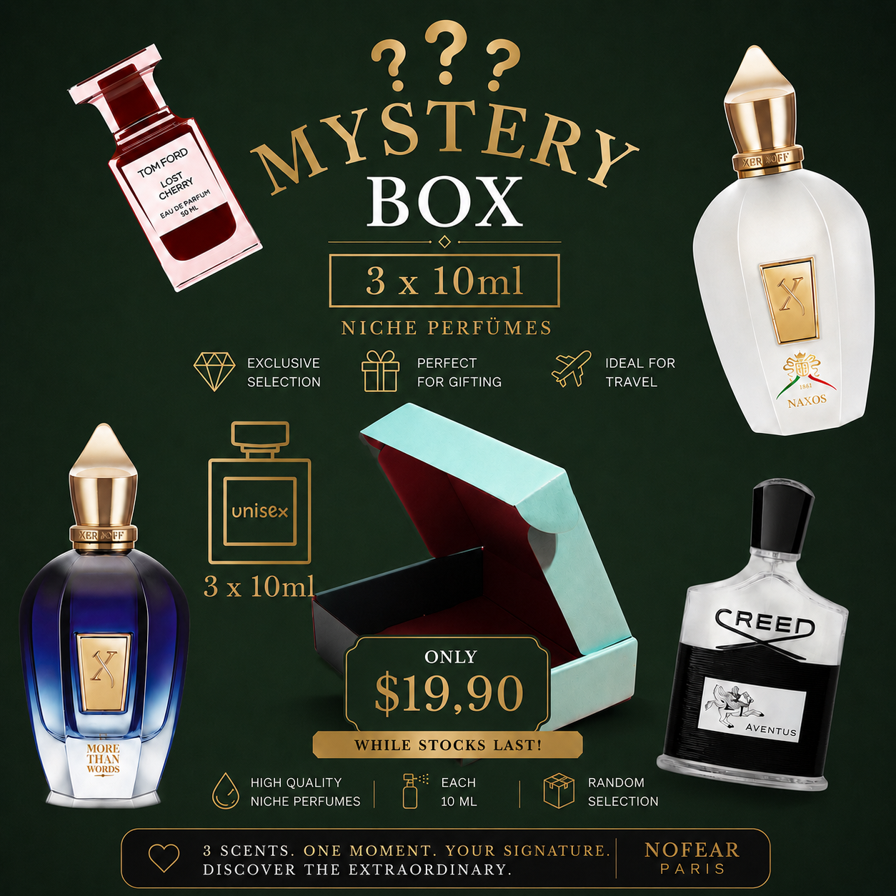 Mystery Box? Blind Date with Niche | 3x10ml UNISEX