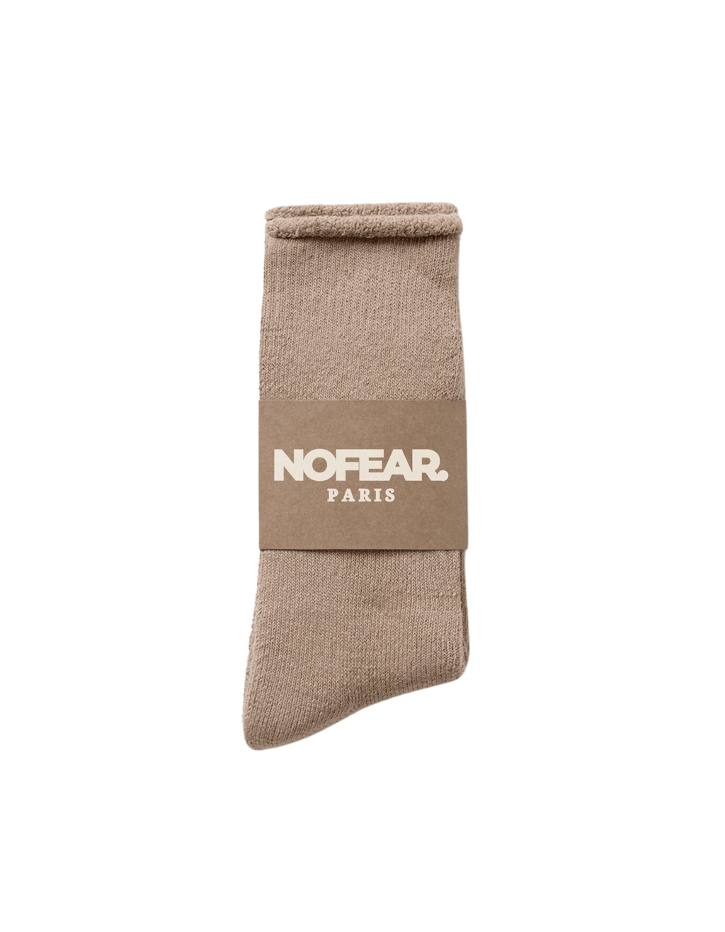 TERRY 'TAUPE' SOCKS - NOFP STUDIOS